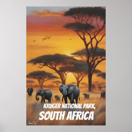 Póster | Parque nacional de Kruger | Arte
