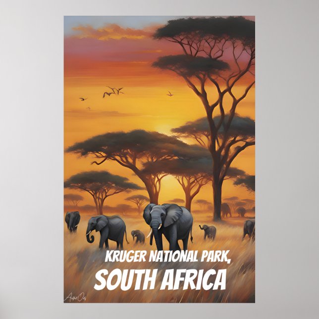 Póster | Parque nacional de Kruger | Arte (Frente)