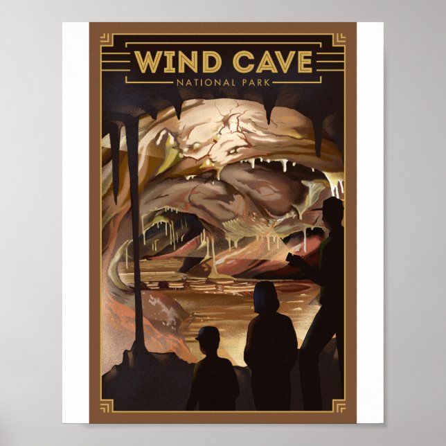 Póster Parque nacional de la Cueva del Viento Poster de A (Frente)