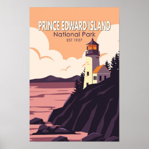 Póster Parque Nacional de la Isla del Príncipe Eduardo Ca
