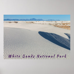 Póster Parque nacional de las Arenas Blancas