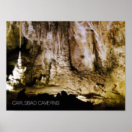 Póster Parque nacional de las Cavernas de Carlsbad