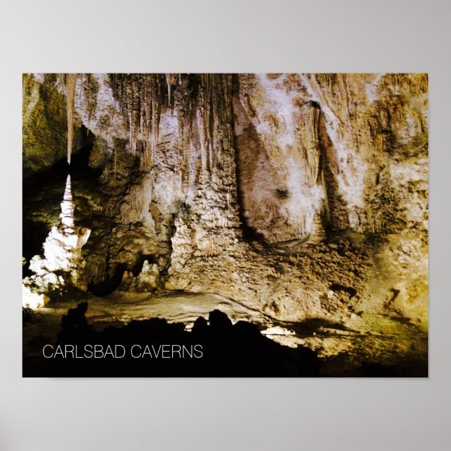 Póster Parque nacional de las Cavernas de Carlsbad (Frente)