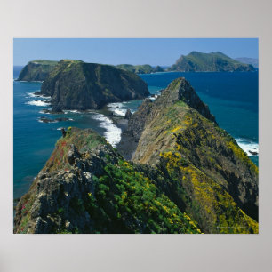 Póster Parque nacional de las Islas del Canal, meridional