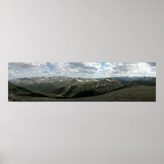 Póster Parque nacional de las Montañas Rocosas Panorámico