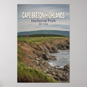 Póster Parque Nacional de las Tierras Altas de Cape Breto