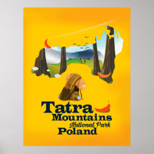 Póster Parque Nacional de los Montes Tatra, Polonia
