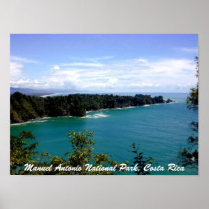 Póster Parque nacional de Manuel Antonio, Costa Rica