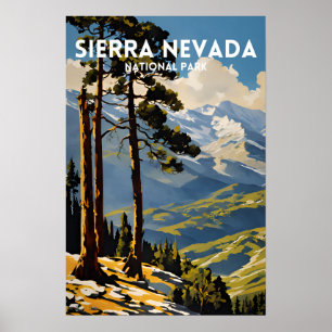 Póster Parque nacional de Sierra Nevada