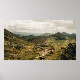 PÓSTER PARQUE NACIONAL DE SNOWDONIA, PAÍS DE GALES, REINO
