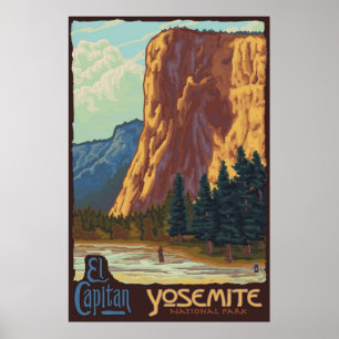 Póster Parque nacional de Yosemite, CA - poster del EL