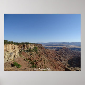 Póster Parque nacional de Zion