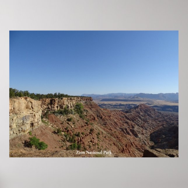 Póster Parque nacional de Zion (Frente)