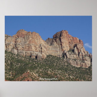 Póster Parque nacional de Zion