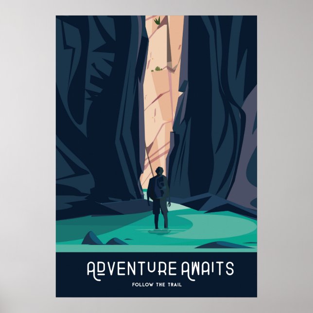 Póster Parque nacional de Zion (Frente)