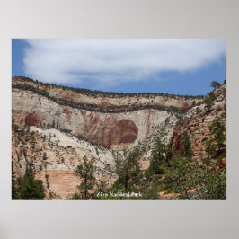 Póster Parque nacional de Zion