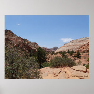 Póster Parque nacional de Zion