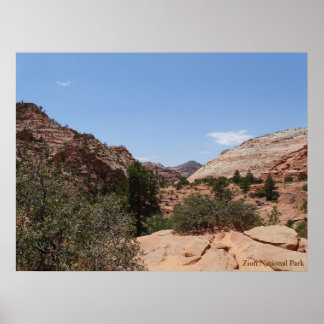 Póster Parque nacional de Zion