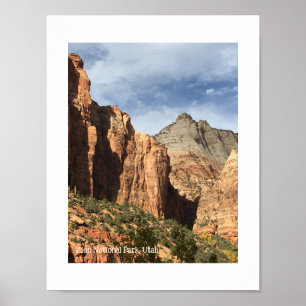 Póster Parque nacional de Zion, Utah