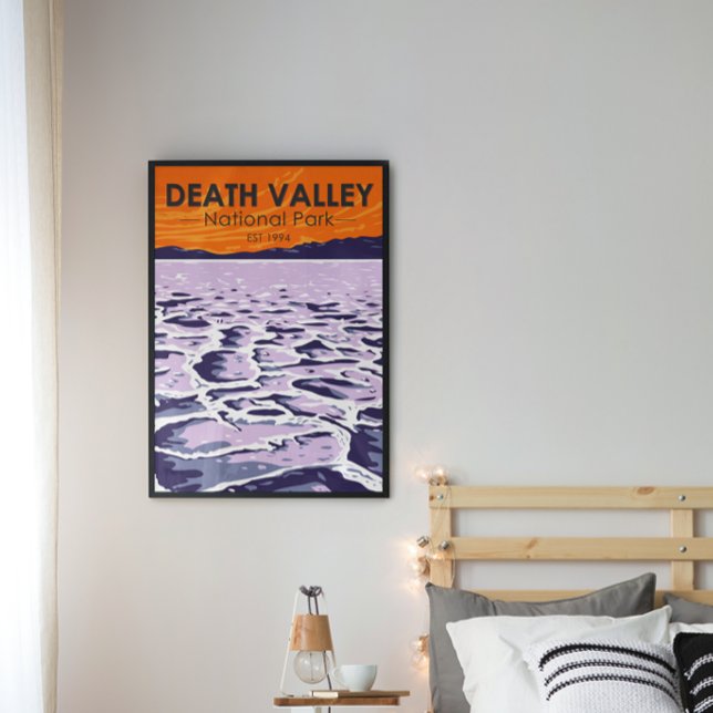 Póster Parque Nacional Death Valley Vintage (Subido por el creador)