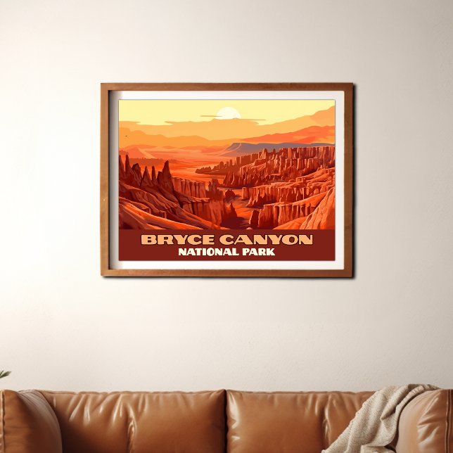 Póster Parque nacional del Cañón Bryce Montañas Utah (Subido por el creador)
