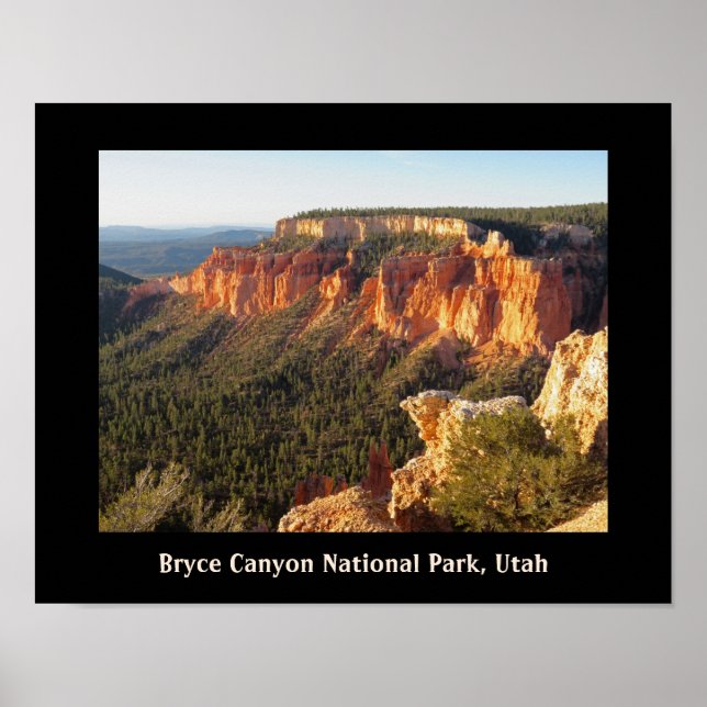 Póster Parque Nacional del Cañón Bryce, Poster de Diseño  (Frente)