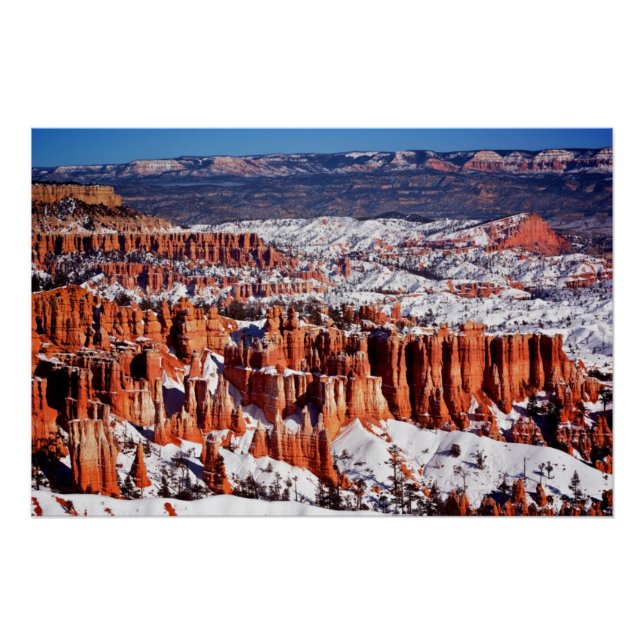 Póster Parque nacional del Cañón de Bryce (Anverso)
