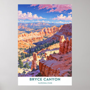 Póster Parque nacional del Cañón de Bryce