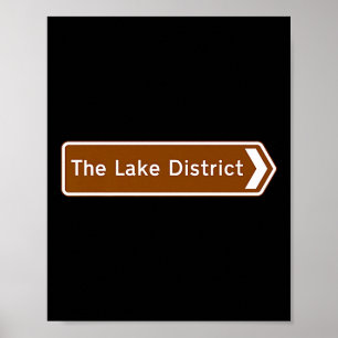 Póster Parque Nacional del Distrito de los Lagos, carrete