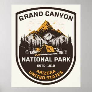 Póster Parque Nacional del Gran Cañón Exteriores y Natura