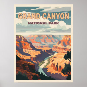 Póster Parque nacional del Gran Cañón - Una maravilla nat