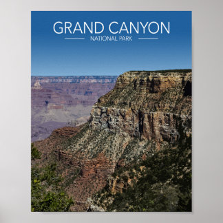 Póster Parque nacional del Gran Cañón Viaje Estilizado