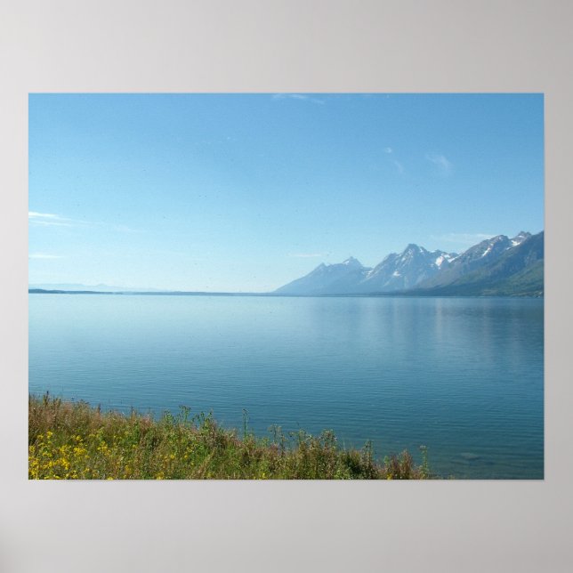 Póster Parque nacional del Gran Tetón (Frente)