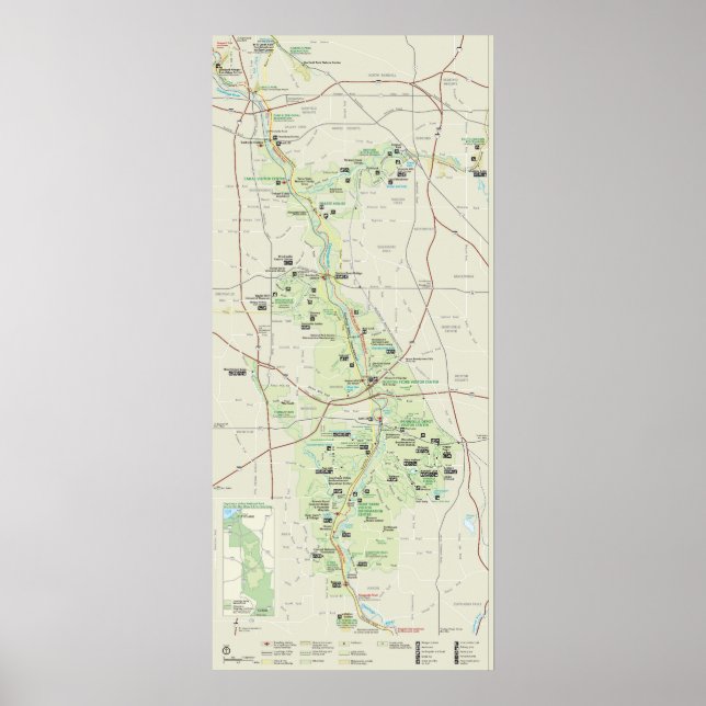 Póster Parque nacional del Valle de Cuyahoga (Frente)