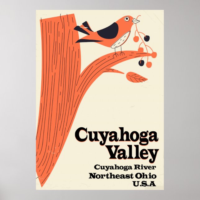 Póster Parque nacional del Valle de Cuyahoga (Frente)