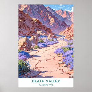 Póster Parque nacional del Valle de la Muerte - Californi