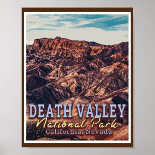 PÓSTER PARQUE NACIONAL DEL VALLE DE LA MUERTE - CALIFORNI