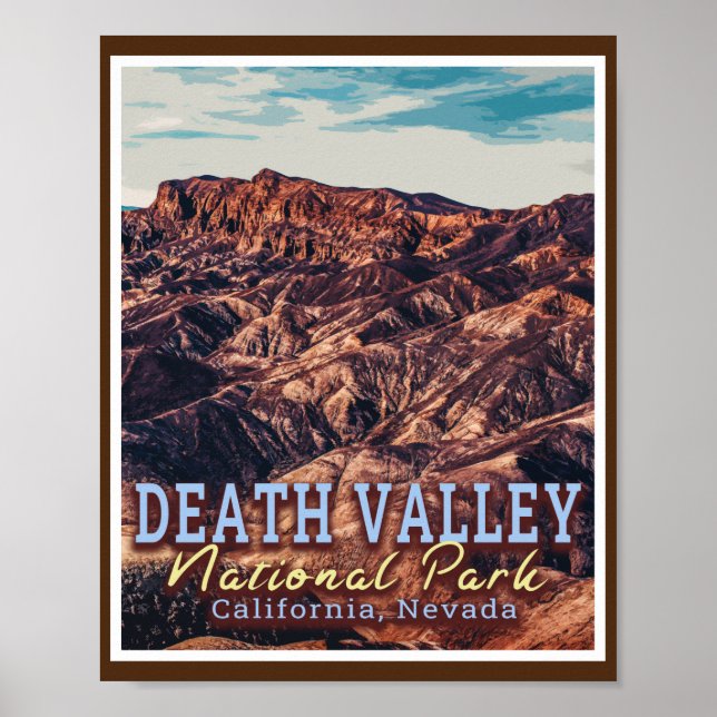 PÓSTER PARQUE NACIONAL DEL VALLE DE LA MUERTE - CALIFORNI (Frente)