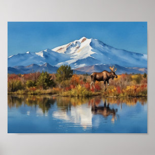 Póster Parque nacional Denali