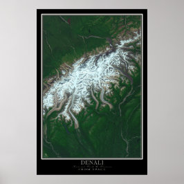 Póster Parque nacional Denali y Preservar Alaska desde el