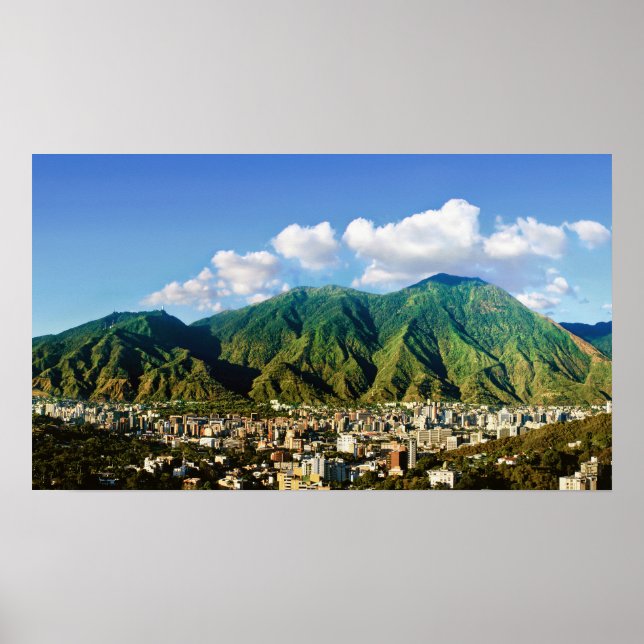 Póster Parque Nacional El Ávila, Caracas, Venezuela -16:9 (Frente)