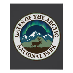 Póster Parque Nacional Gates of the Arctic