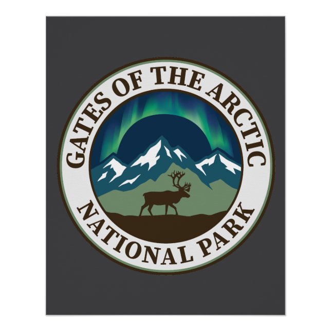 Póster Parque Nacional Gates of the Arctic (Anverso)