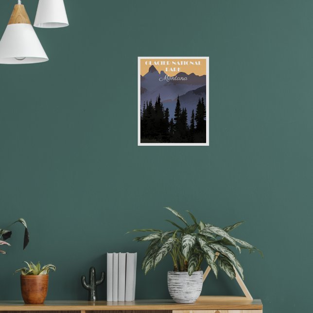 Póster Parque Nacional Glaciar, Montana, (Salón 1)