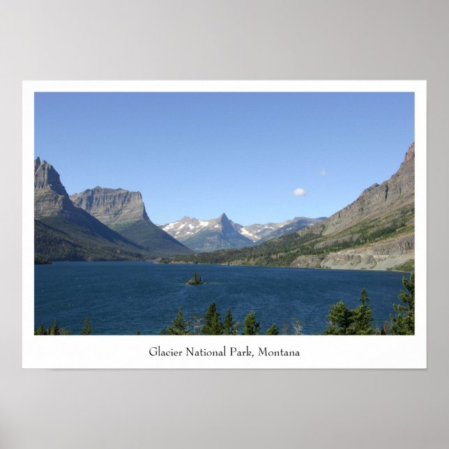 Póster Parque nacional Glacier - Poster Lake View (Frente)