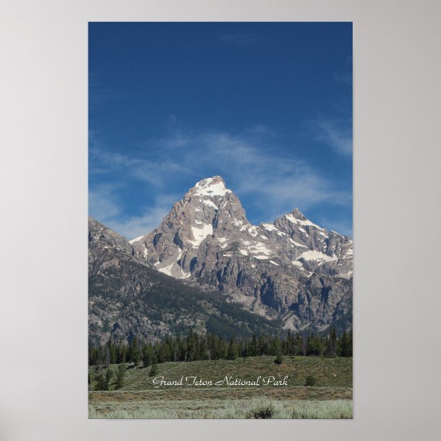 Póster Parque Nacional Grand Teton (Frente)