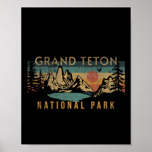 Póster Parque Nacional Grand Teton