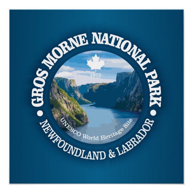 Póster Parque nacional Gros Morne (Anverso)