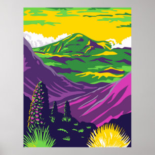 Póster Parque nacional Haleakala