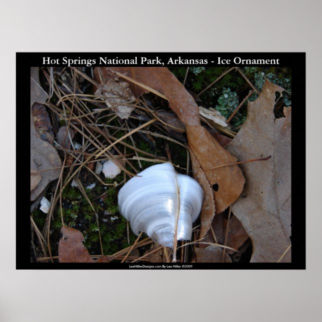 Póster Parque nacional Hot Springs, Arkansas - Ornamento  (Frente)